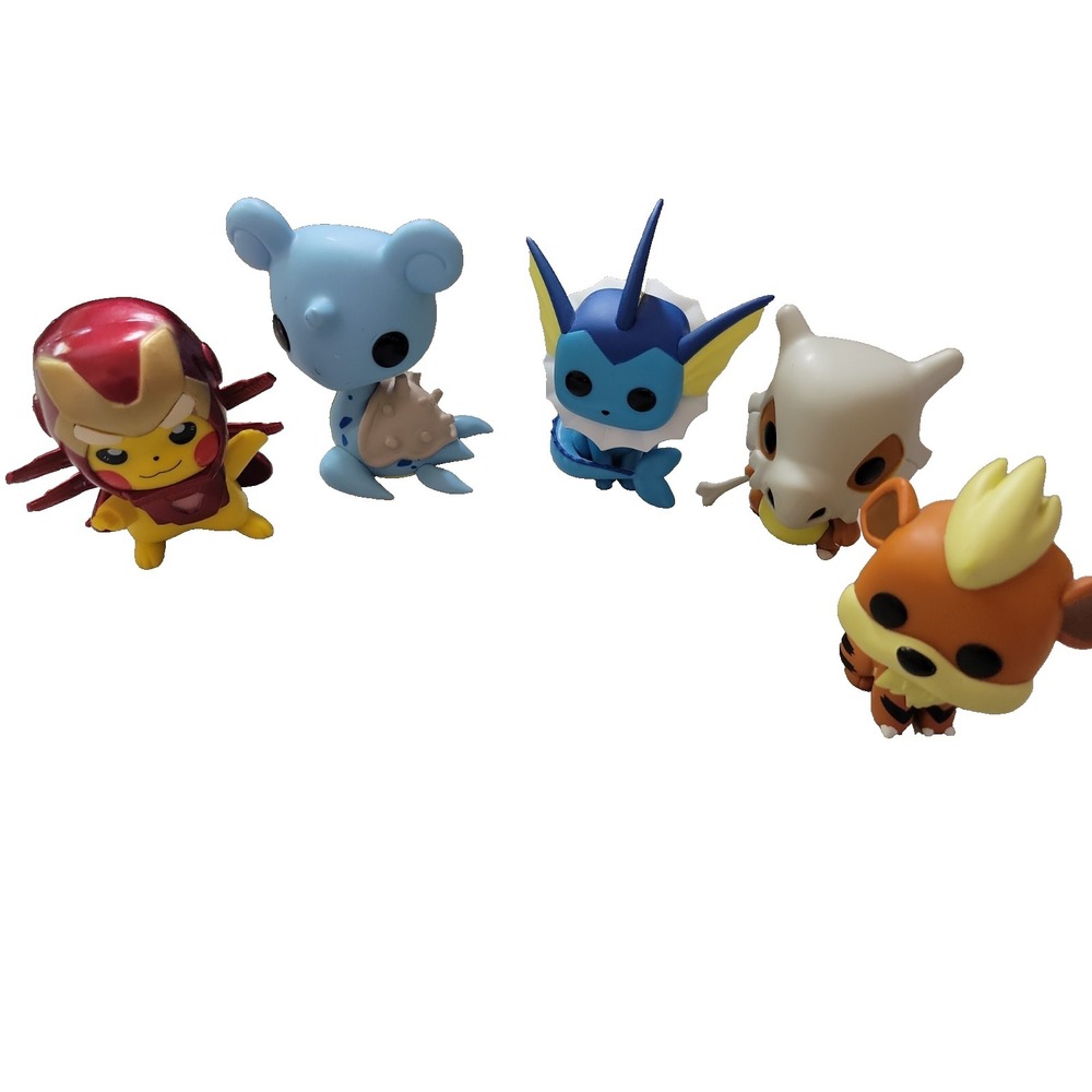 Funko Pop! Pokemon Lot Pikachu Ironman etc... 5pc